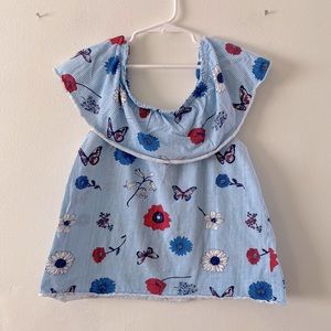 Zara girls off shoulder top